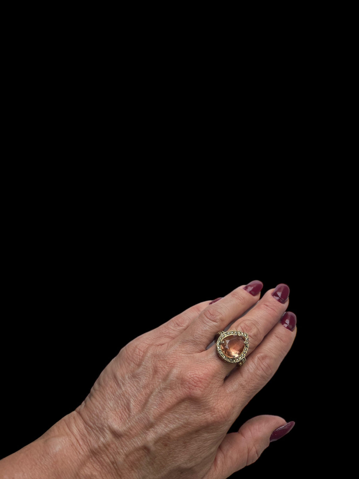 Anillo Jan II Gold Peach Anillos de Joyería Regina Castillo