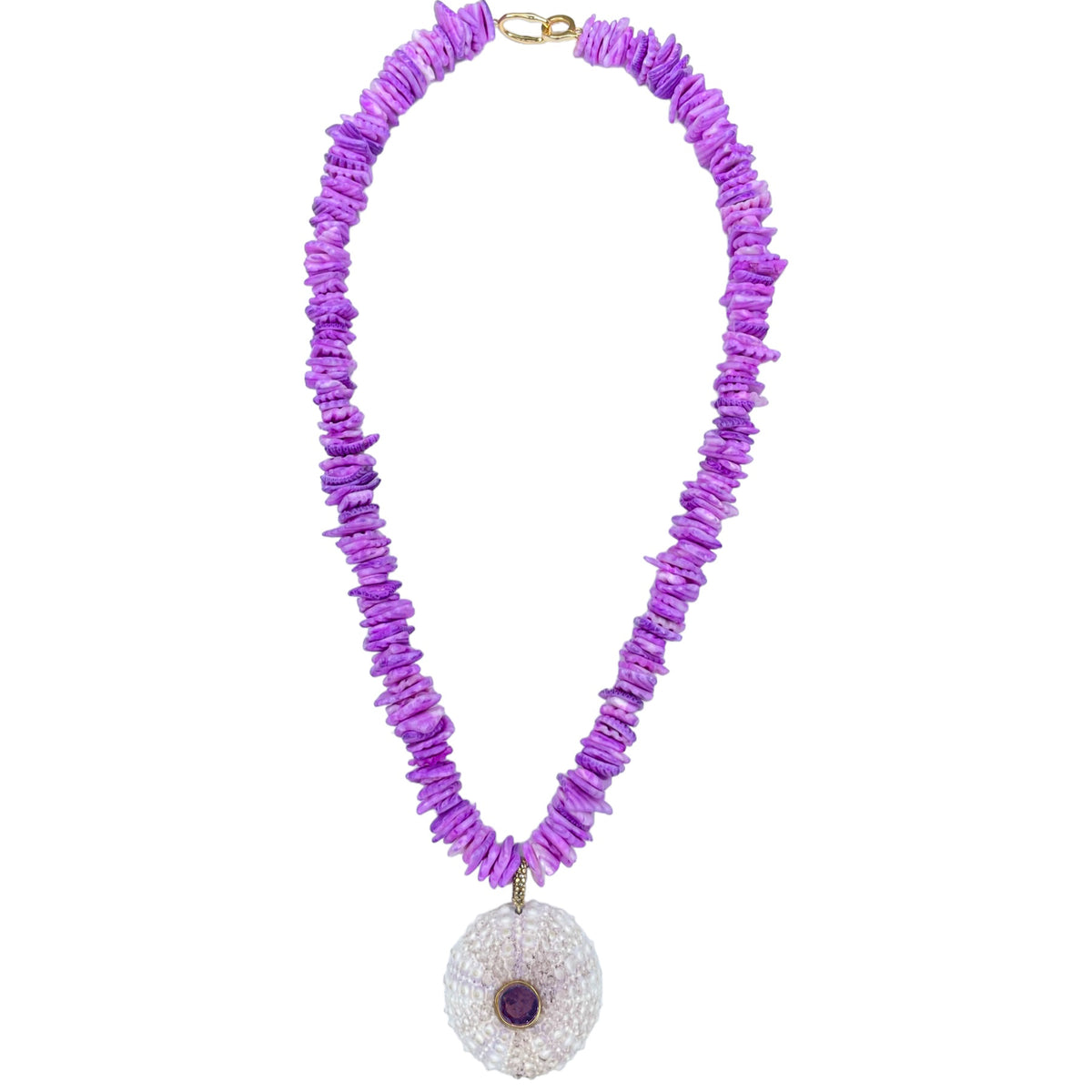 COLLAR LAJA ROSA DIJE CONCHA Collares de Joyería Regina Castillo