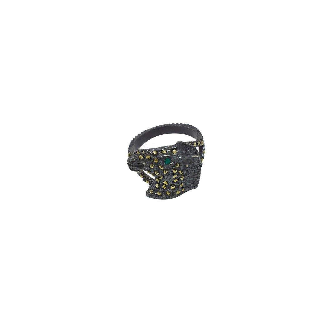 Anillo Cebra Pavonado Anillos de Joyería Regina Castillo