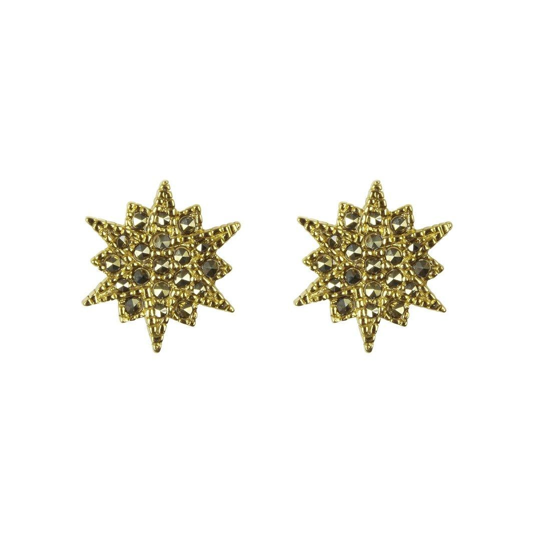 Arete Estrella Lyra Aretes de Joyería Regina Castillo