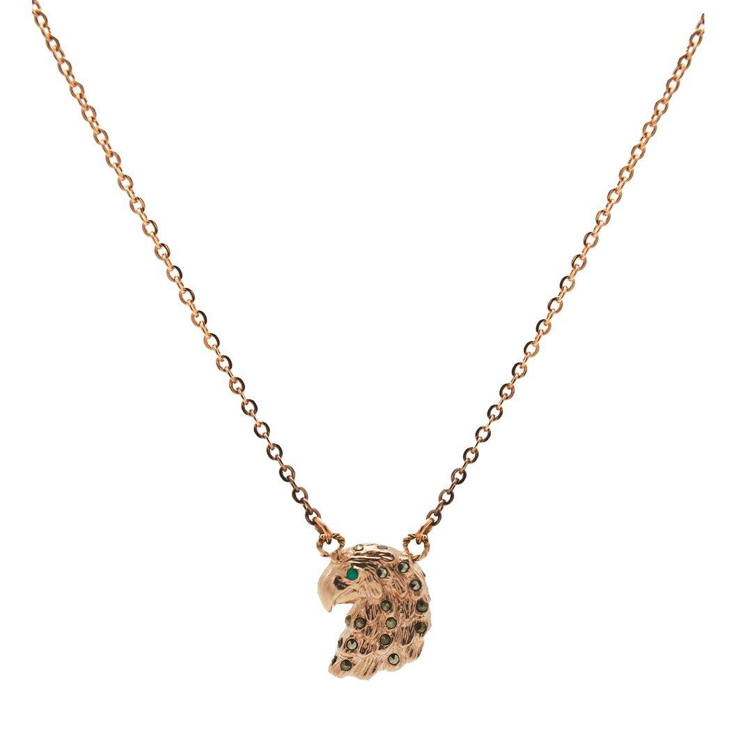 Collar perico rose gold Cadenas y Collares de Joyería Regina Castillo