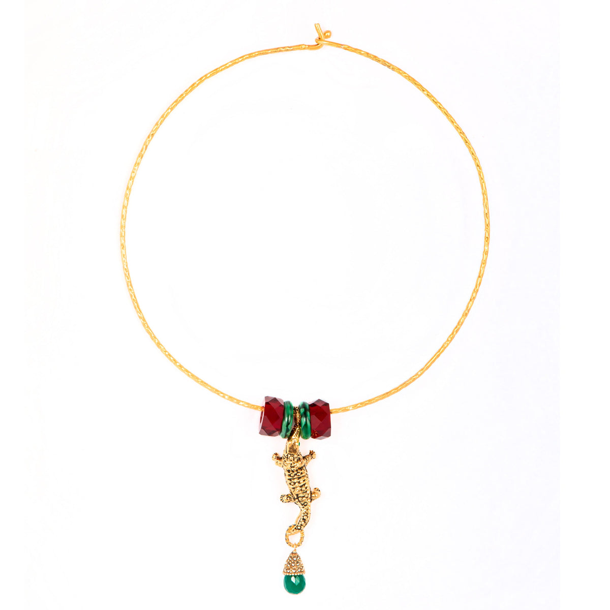 Collar rígido COCODRILO Collares de Joyería Regina Castillo
