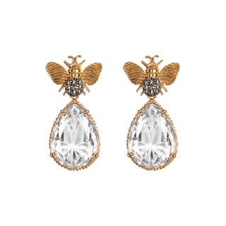 Arete Bee Mix+ Drop Clasico Gold