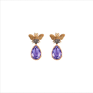 Arete Bee Mix+ Drop Clasico Gold