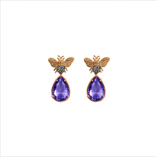 Arete Bee Mix+ Drop Clasico Gold