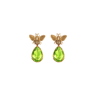 Arete Bee + Drop Clasico Gold