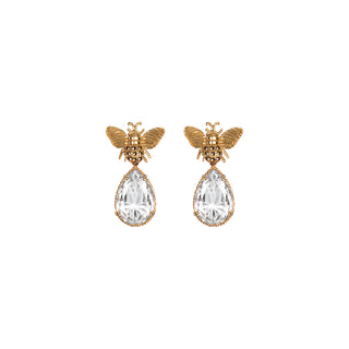 Arete Bee + Drop Clasico Gold