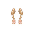 COMBO Arete Angel Con Drop Mini de Cuarzo Rosa, Crystal y Hatty (LIMITED) Arete + Drop de Joyería Regina Castillo