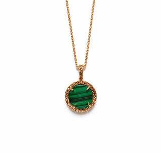 MALACHITE GOLD CHAIN