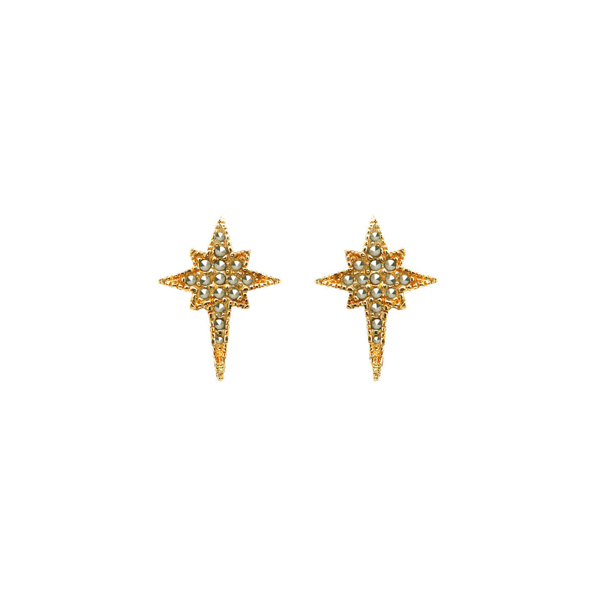 Arete Estrella Auriga Aretes de Joyería Regina Castillo