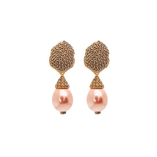 ARETE IRREGULAR GOLD + DROP Arete + Drop de Joyería Regina Castillo