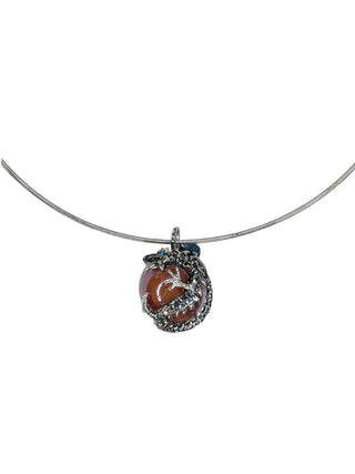 COLLAR RIGIDO PAV DRAGÓN Collares de Joyería Regina Castillo