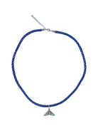 COLLAR AZUL COLA DE BALLENA Collares de Joyería Regina Castillo