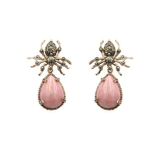 Arete Araña Mom + Drop Clásico de plata Arete + Drop de Joyería Regina Castillo