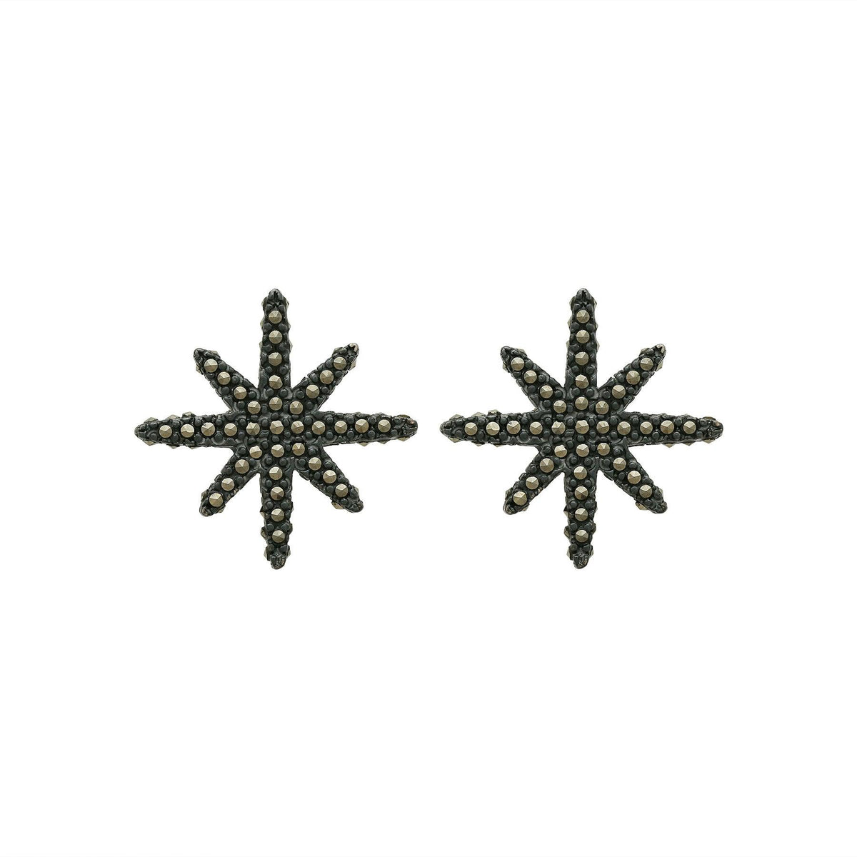 Arete estrella Pia I de plata personalizable Arete Base de Joyería Regina Castillo