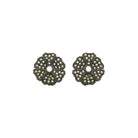 Arete flor Cosmos dorada personalizable Aretes de Joyería Regina Castillo