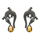 Aretes Dunde + Drop clasico de plata desmontable Arete + Drop de Joyería Regina Castillo