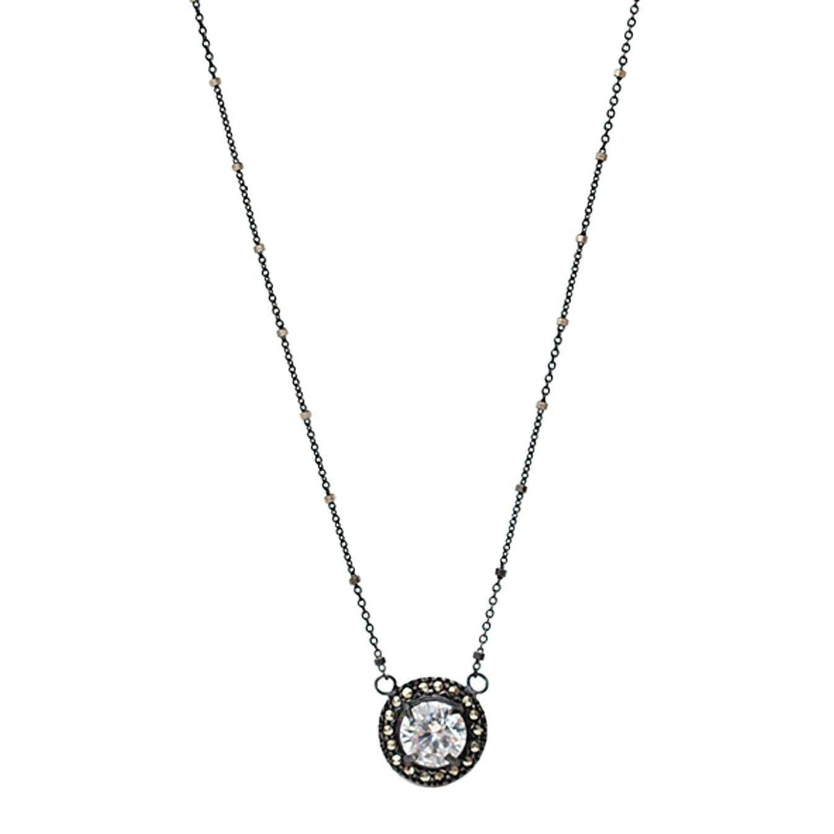 Cadena solitario corona Collares de Joyería Regina Castillo