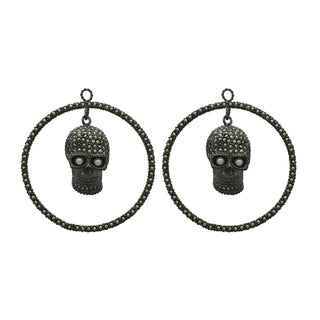 Drop arracada calaca XL Drops de Joyería Regina Castillo