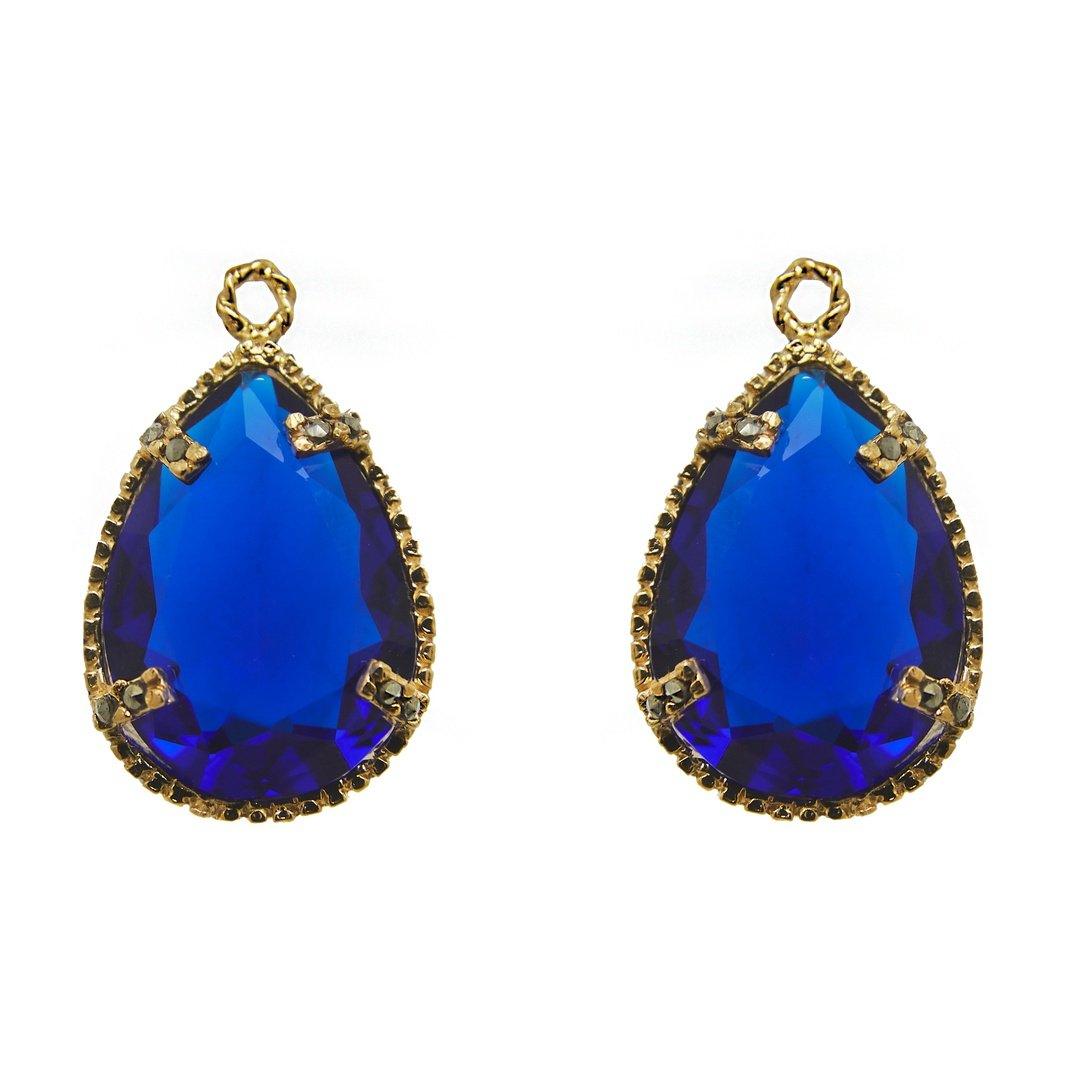 Drop clásico chico con baño de oro Drops de Joyería Regina Castillo