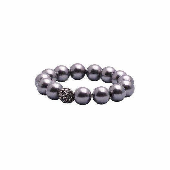 Pulsera Perlas Grises C Pulseras de Joyería Regina Castillo